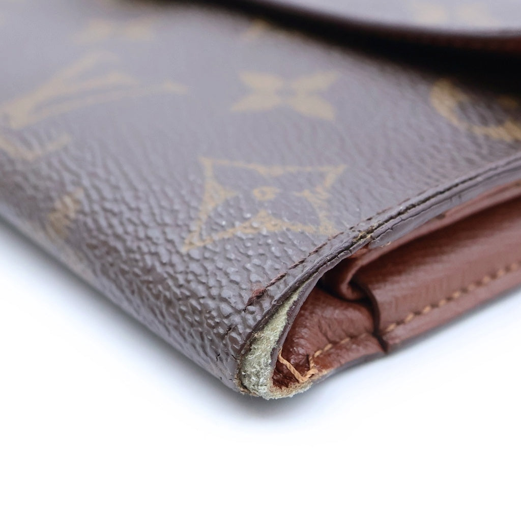 LOUIS VUITTON(ルイヴィトン) モノグラム ポルトモネ クレディ 長財布 ブラウン