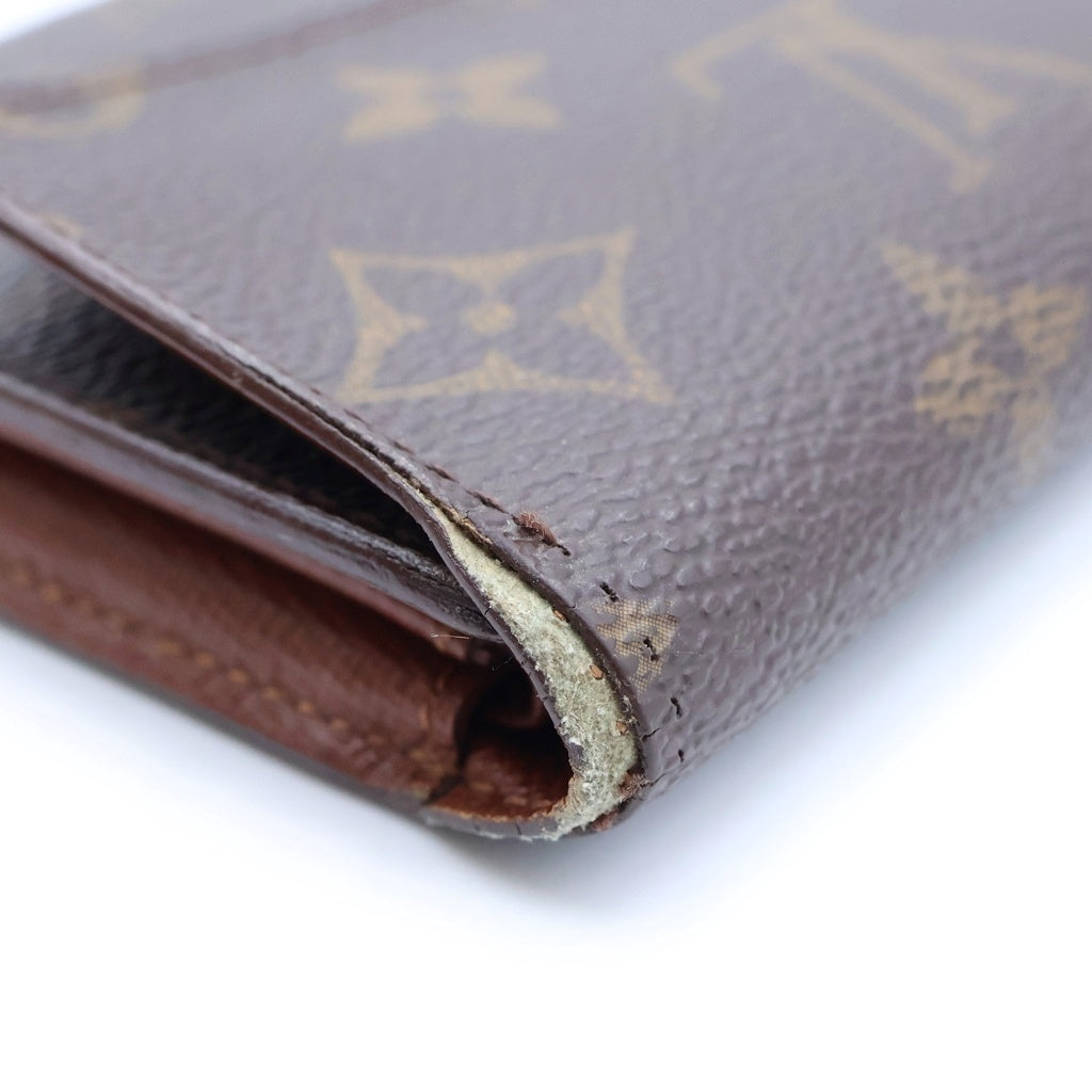 LOUIS VUITTON(ルイヴィトン) モノグラム ポルトモネ クレディ 長財布 ブラウン