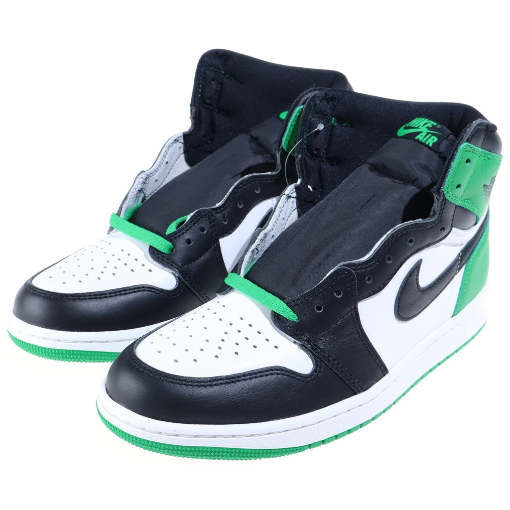 NIKE(ナイキ) AIR JORDAN1 RETRO HIGH OG CELTICS BLACK AND LUCKY GREEN エアジョーダン1 レトロ セルティックス ハイカットスニーカー US9/27cm DZ5485-031