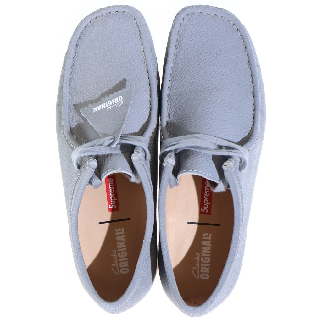 SUPREME(シュプリーム) ×Clarks Originals Reflective Wallabee リフレクティブ ワラビー ローカットシューズ シルバー US7/25cm
