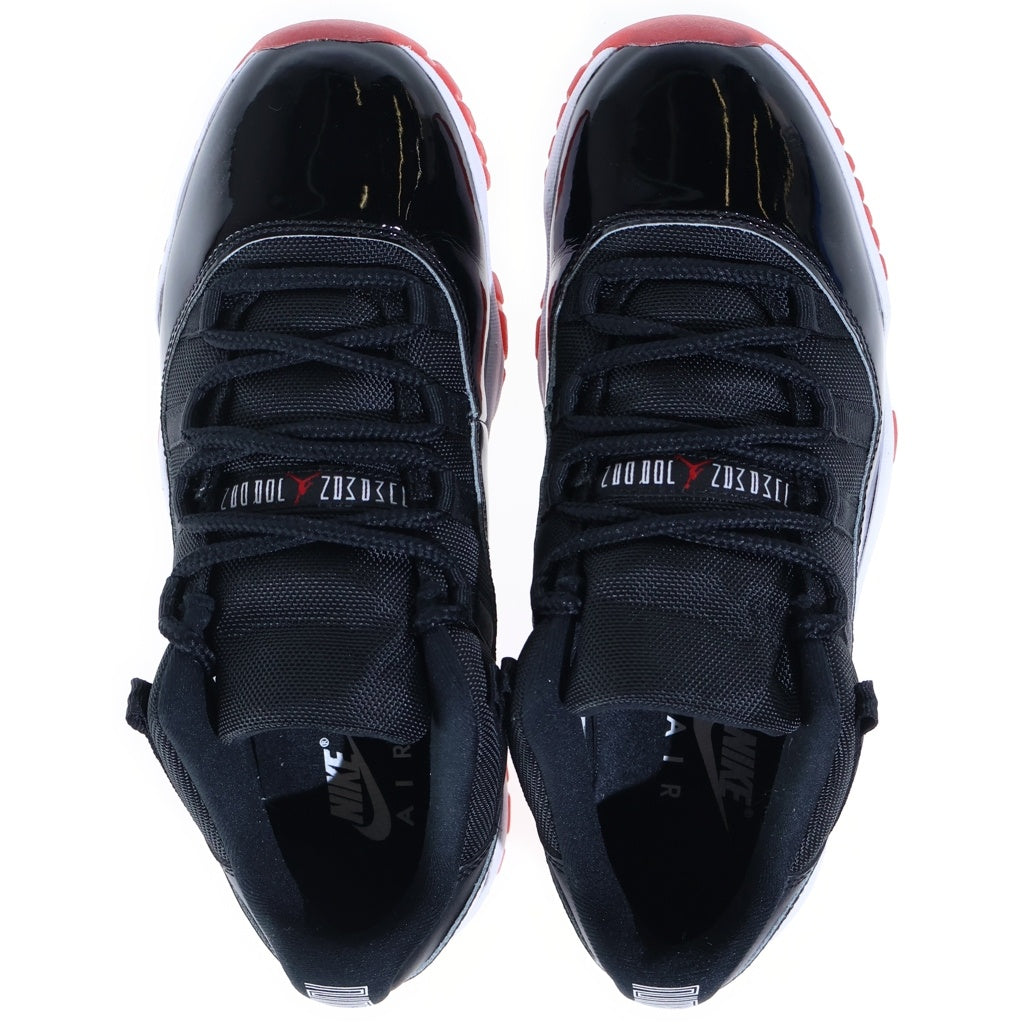 NIKE(ナイキ) AIR JORDAN11 RETRO LOW BRED エアジョーダン11 レトロ ブレッド ローカットスニーカー ブラック US8.5/26.5cm FV5104-006