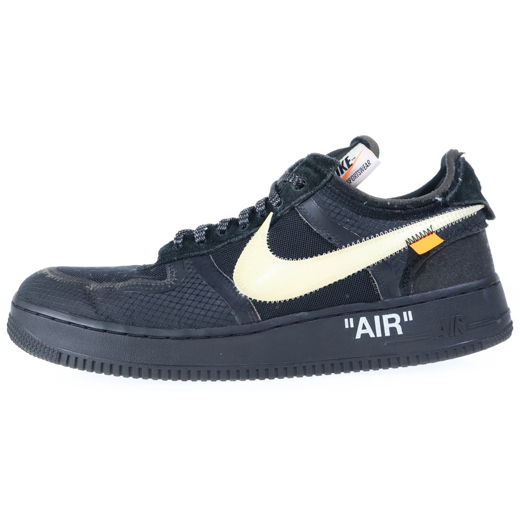 NIKE(ナイキ) ×OFF-WHITE AIR FORCE 1 LOW ローカットスニーカー ブラック US11/29cm AO4606-001