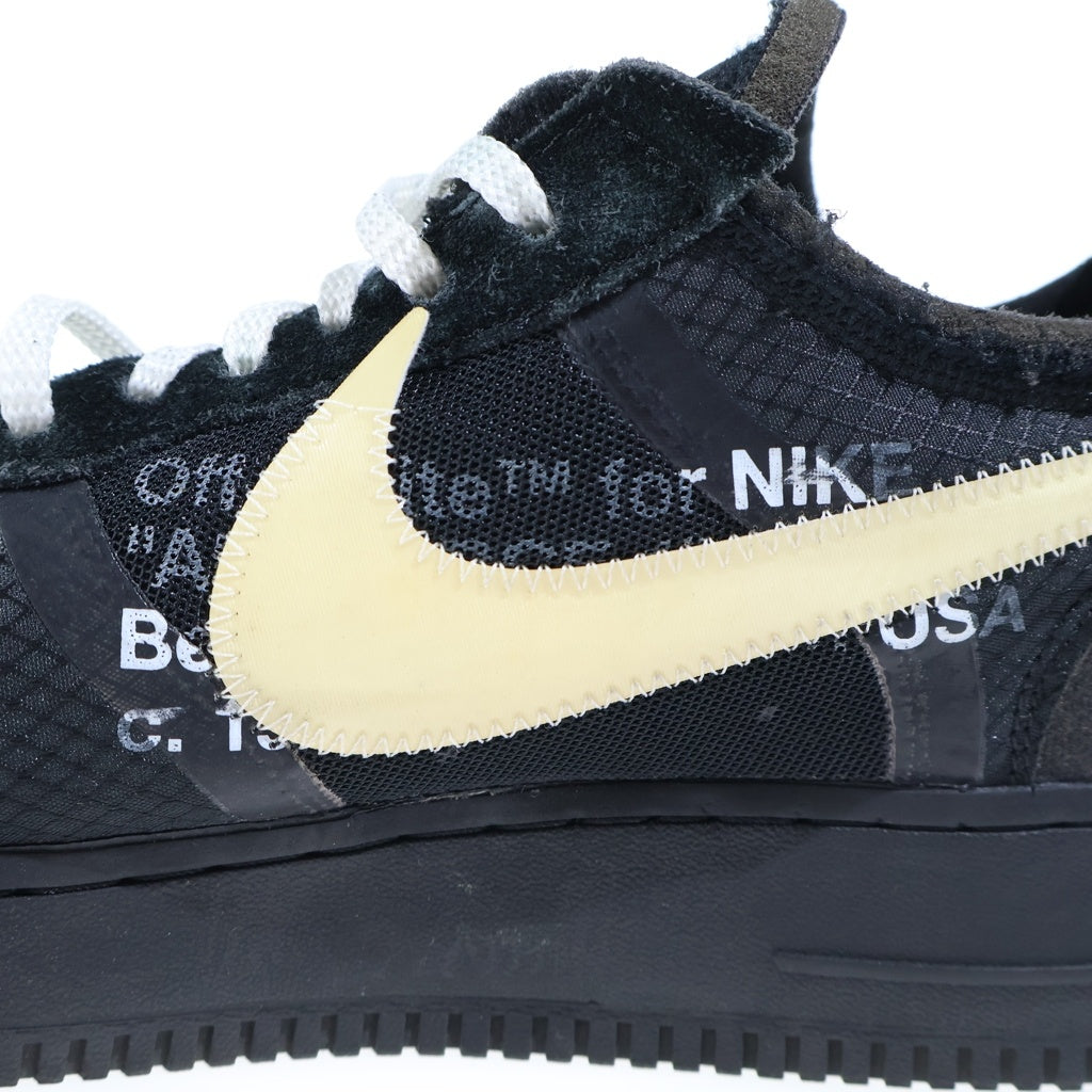 NIKE(ナイキ) ×OFF-WHITE AIR FORCE 1 LOW ローカットスニーカー ブラック US11/29cm AO4606-001