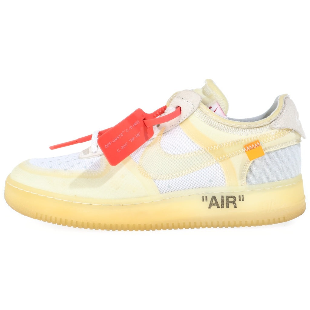 NIKE(ナイキ) ×OFF-WHITE AIR FORCE 1 LOW シーグラス ダイナミックターコイズ ローカットスニーカー ホワイト US10.5/28.5cm AO4606-100