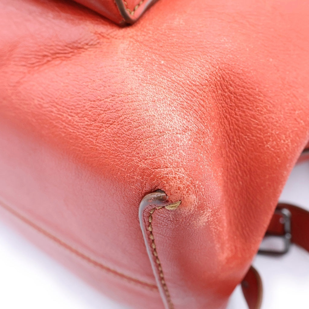 COACH(コーチ) Archival Rucksack グローブレザー バックパック レッド BK-10115 レディース