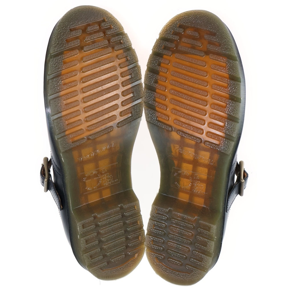 Dr.Martens(ドクターマーチン) POLLEY ポリー イエローステッチ Tバー シューズ ブラック UK9 14852001 レディース