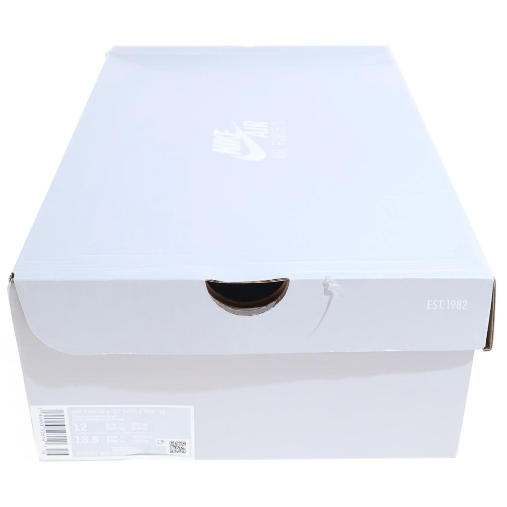NIKE(ナイキ) AIR FORCE1 07 SKELTON QS エアフォース1 スケルトン ローカットスニーカー オレンジ US12/30cm CU8067-800