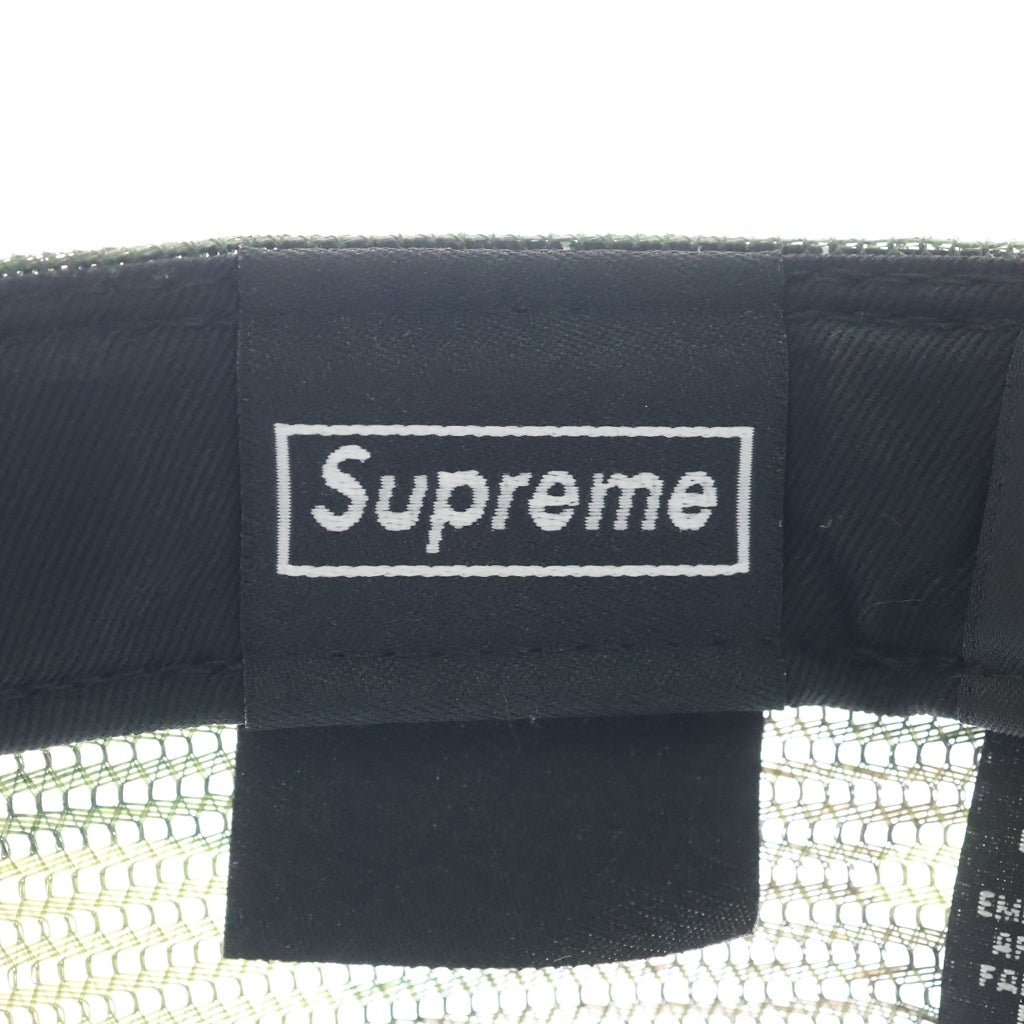 SUPREME(シュプリーム) 24SS × NEW ERA Box Logo Mesh Back Woodland Camo ベースボールキャップ 帽子 カモ 7 5/8