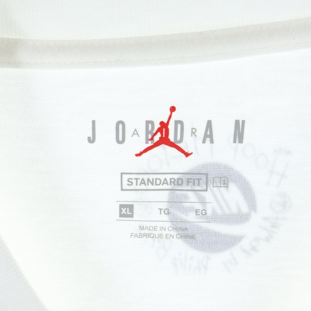 NIKE(ナイキ) 20AW×OFF-WHITE Air Jordan Tee オフホワイト エアジョーダンプリント 半袖Tシャツカットソー ホワイト DB4301-100