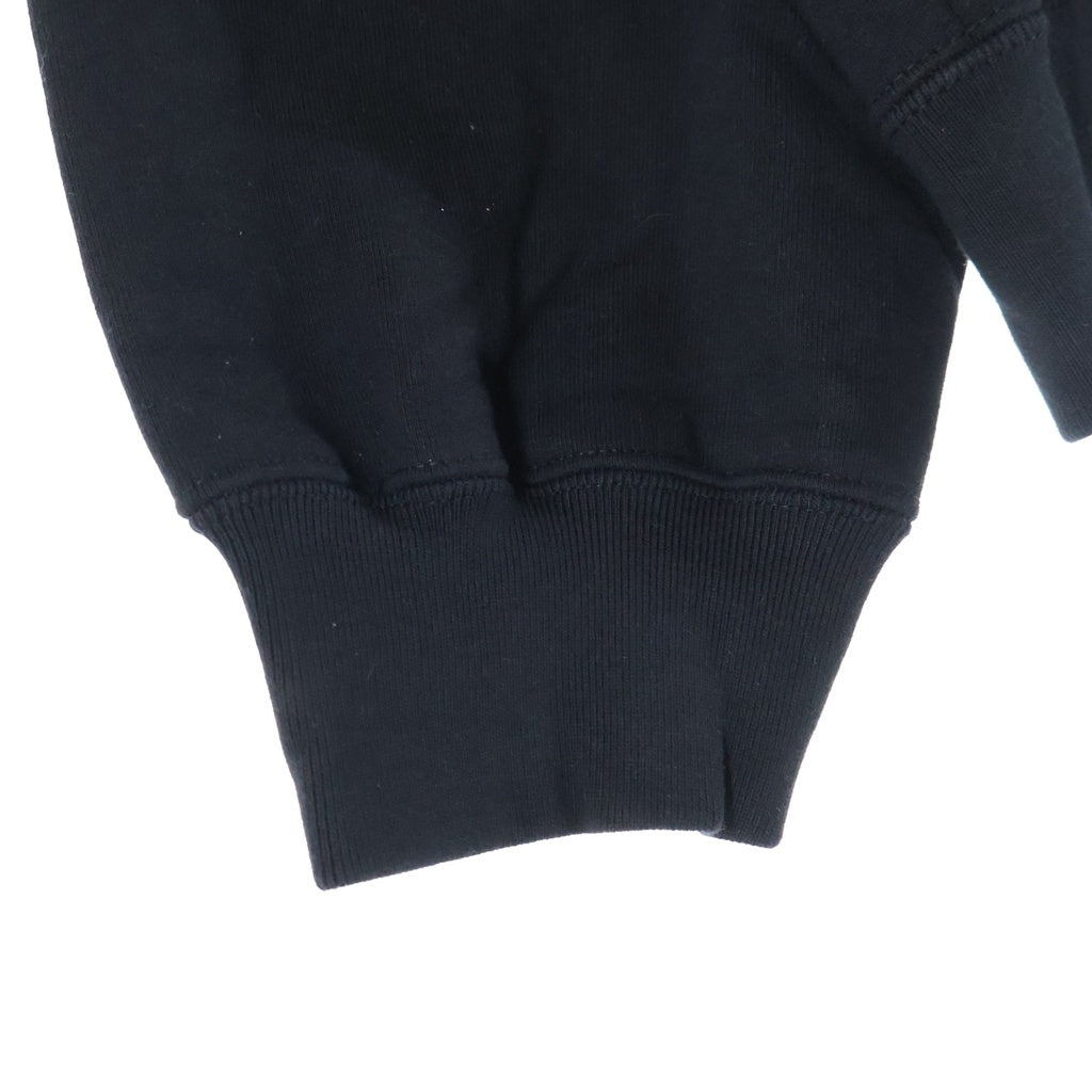 SUPREME(シュプリーム) 23AW Big Logo Jacquard Hooded Sweatshirt ビッグロゴ ジャガードフーディー スウェットプルオーバーパーカー ブラック