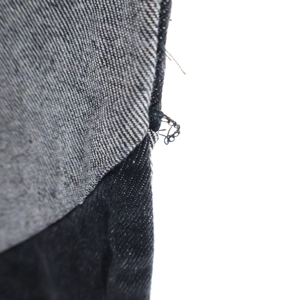 SAPEur(サプール) DENIM TRACK PANTS トラックデニムパンツ ブラック A0021-177