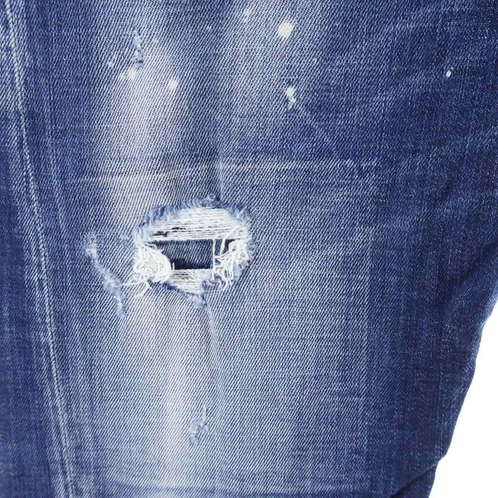 DSQUARED2(ディースクエアード) SEXY TWIST JEAN セクシー ツイスト ジーンズ ダメージ加工 デニムパンツ インディゴ S74LB1049