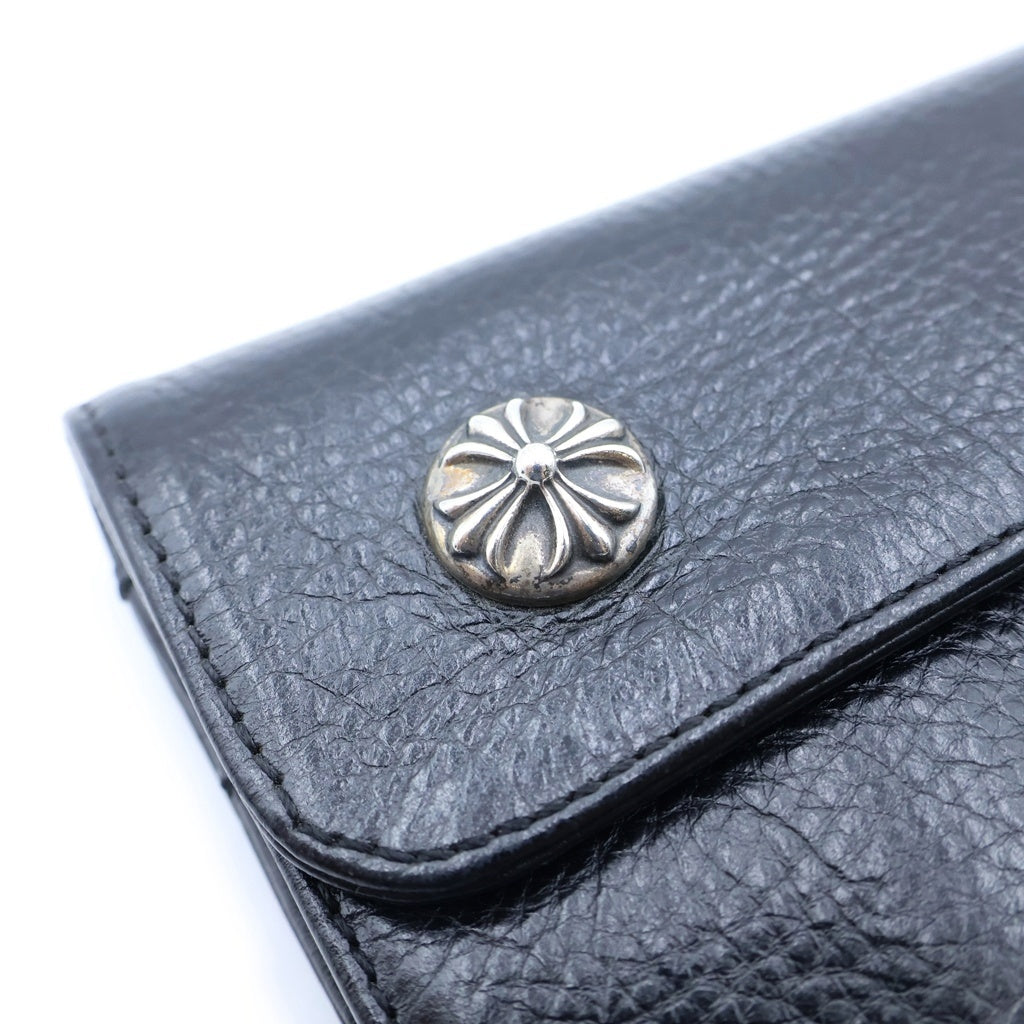 CHROME HEARTS(クロムハーツ) WAVE ウェーブ レザーウォレット 財布 ブラック