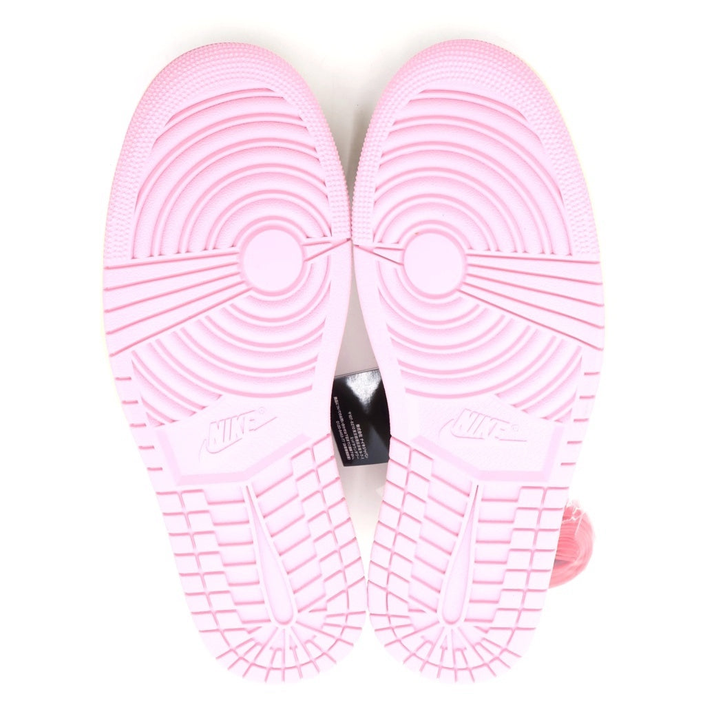 NIKE(ナイキ) ×トラヴィススコット AIR JORDAN 1 RETRO LOW OG SAIL TROPICAL PINK エアジョーダンローカットスニーカー US10/28.0cm IQ7604-101