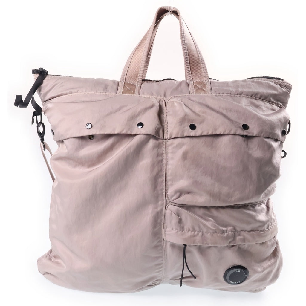 C.P. Company(シーピーカンパニー) レンズ ワッペン ナイロン トートバッグ ベージュ