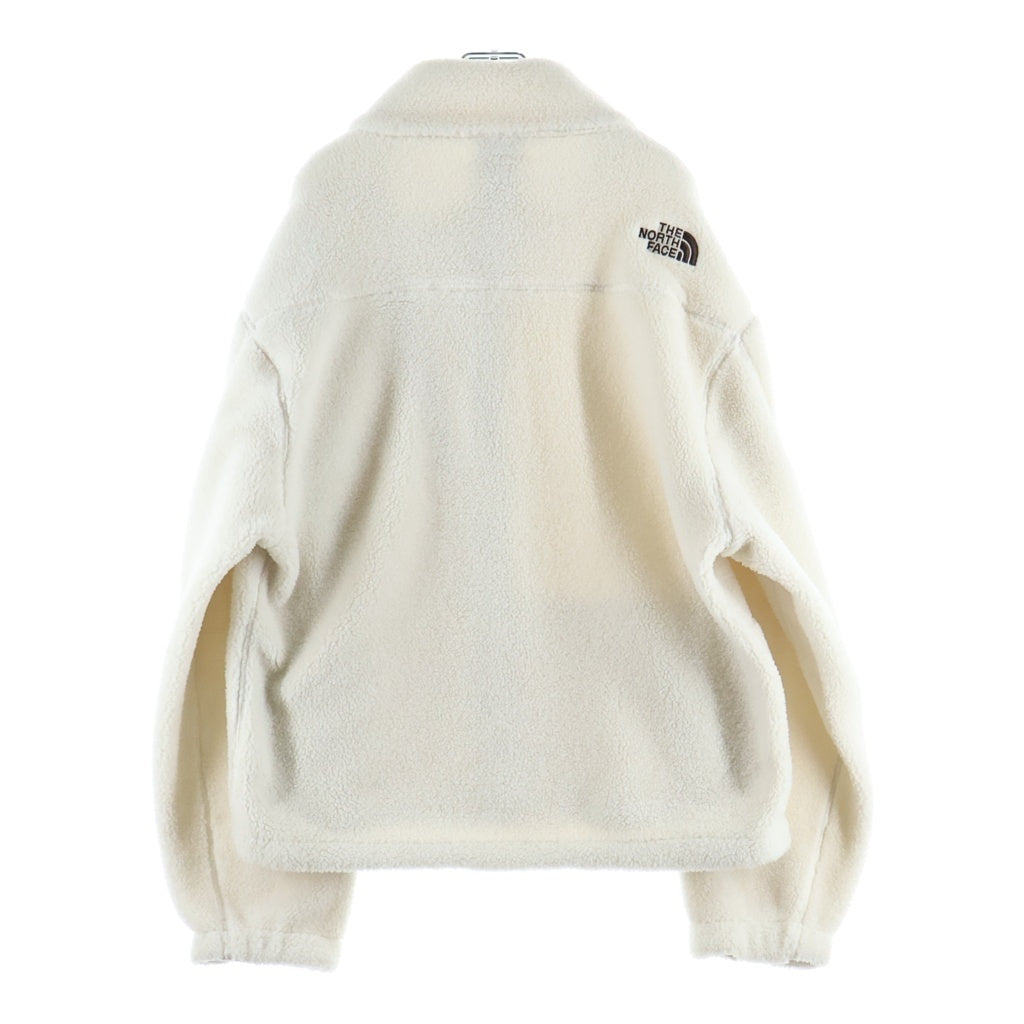 THE NORTH FACE(ザノースフェイス) RIMO FLEECE JACKET リモ フリースジャケット ロゴ刺繍 ホワイト NJ4FQ54