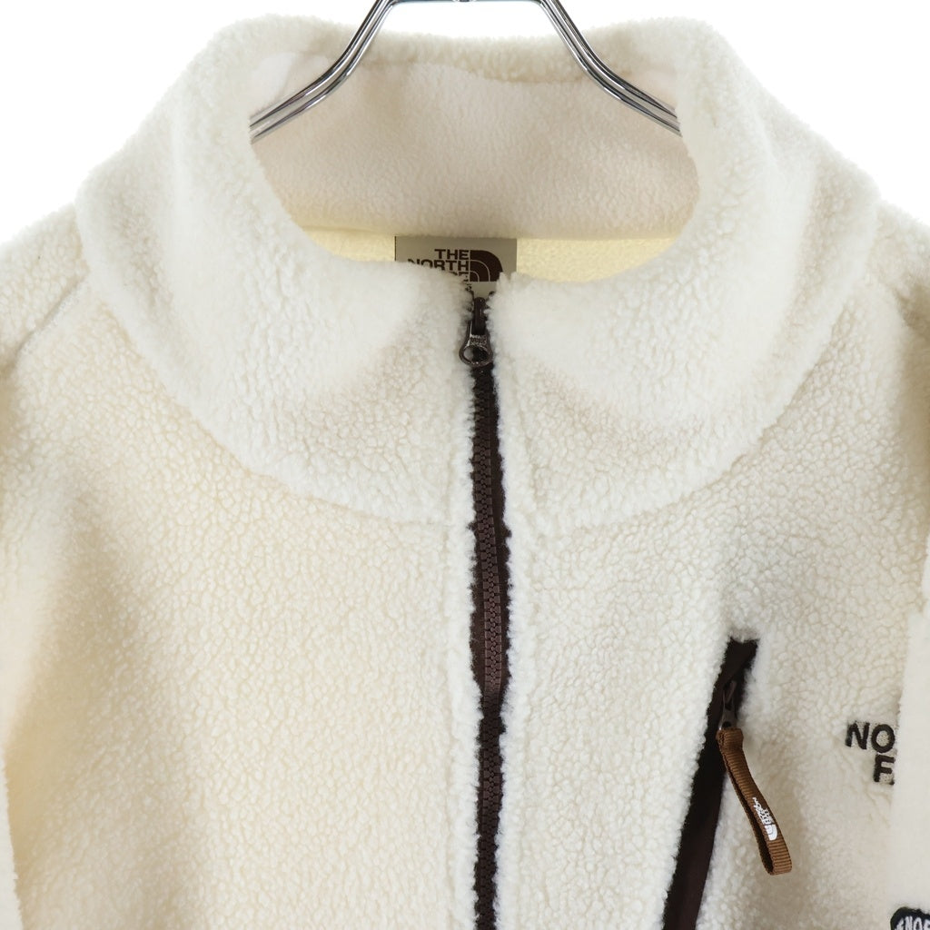 THE NORTH FACE(ザノースフェイス) RIMO FLEECE JACKET リモ フリースジャケット ロゴ刺繍 ホワイト NJ4FQ54