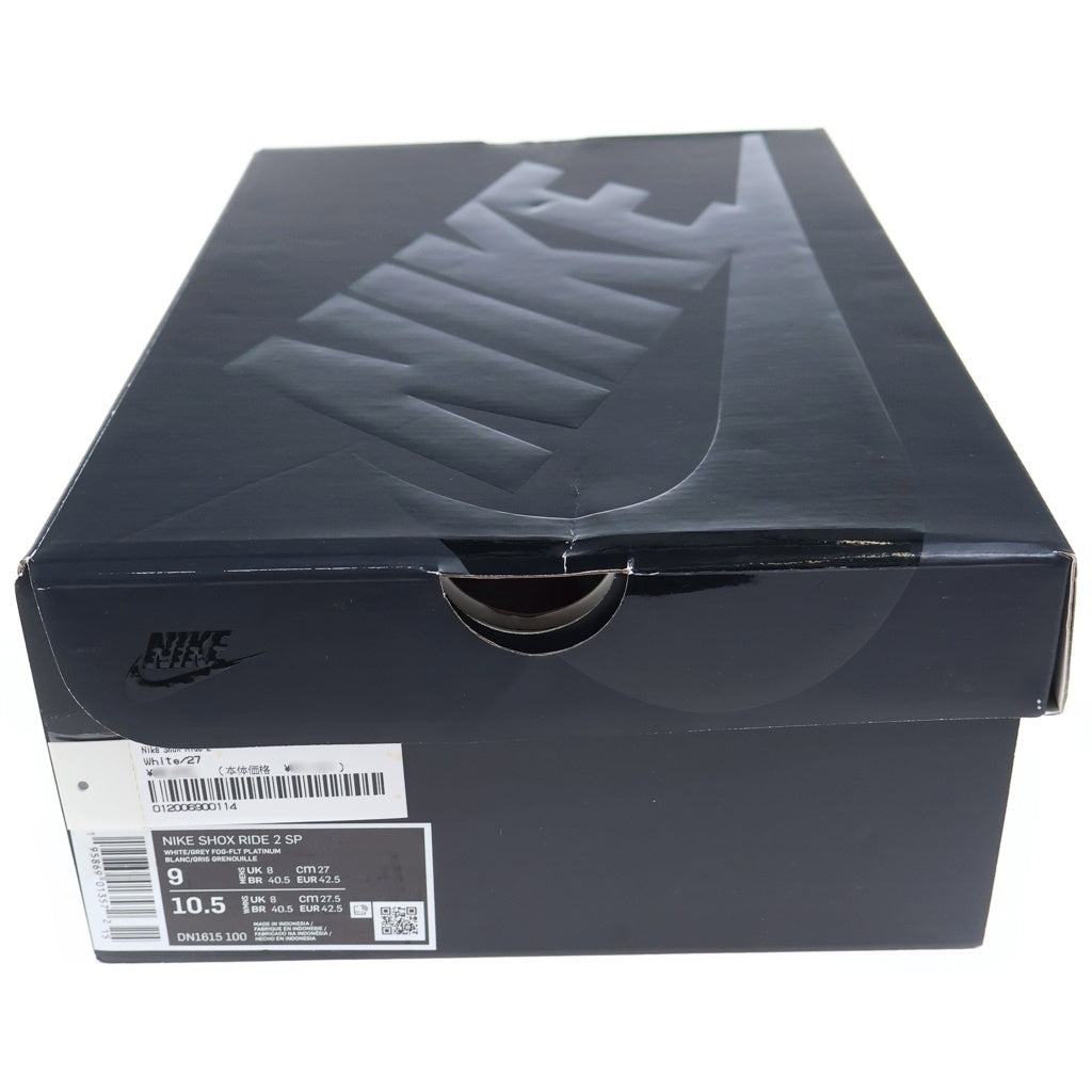 SUPREME(シュプリーム) 22SS ×NIKE Shox Ride 2 SP ショックスライド スニーカー ホワイト US9/27.0cm DN1615-100
