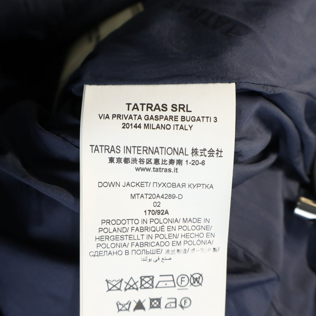 TATRAS(タトラス) DOMIZIANO ドミッツィアーノ ウールダウンジャケット ネイビー MTAT20A4289-D