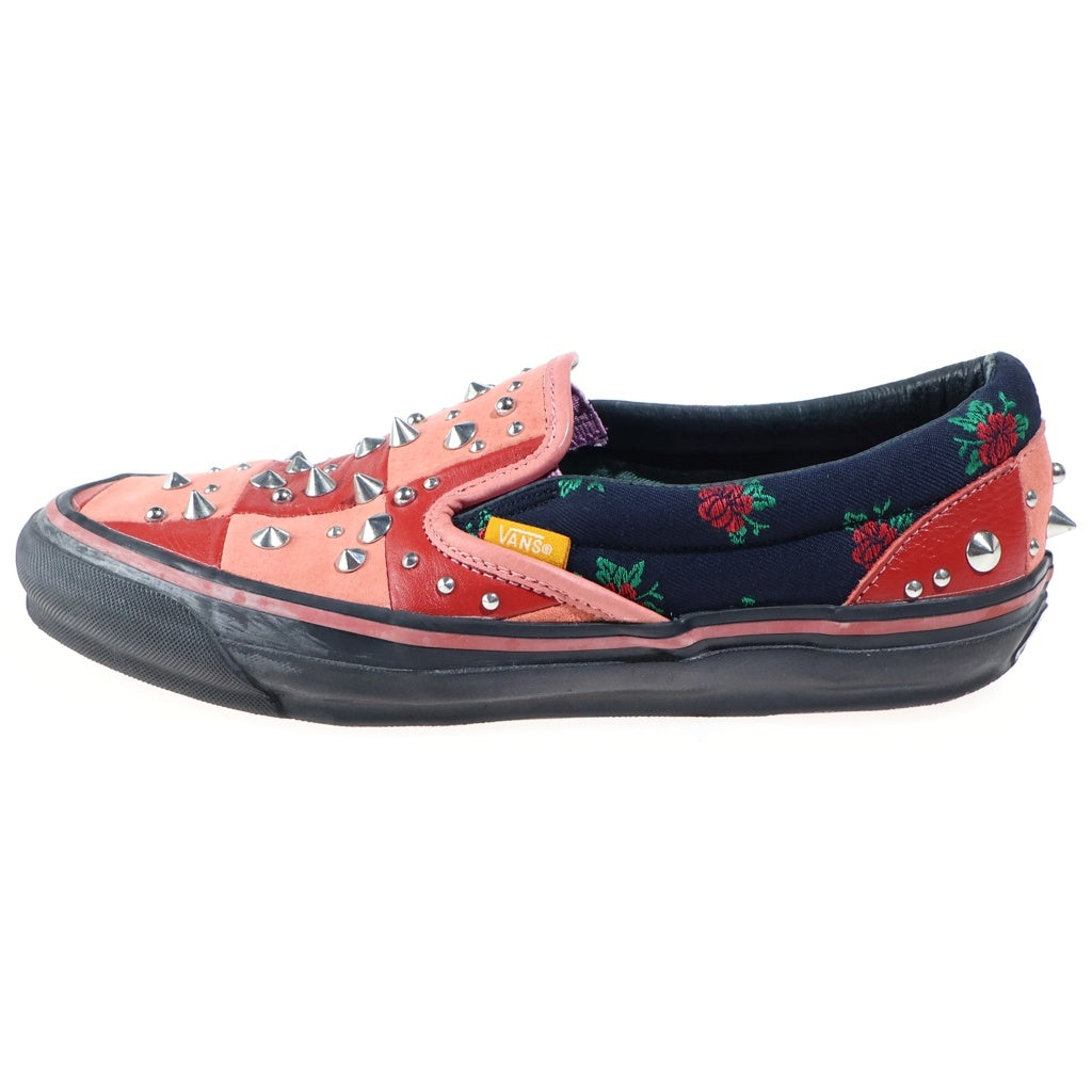 VANS(ヴァンズ) ×GUCCI SLIP ON ×グッチ ローカットスニーカー 721278 US8.5/26.5cm レッド