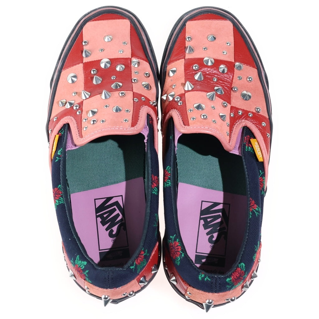 VANS(ヴァンズ) ×GUCCI SLIP ON ×グッチ ローカットスニーカー 721278 US8.5/26.5cm レッド