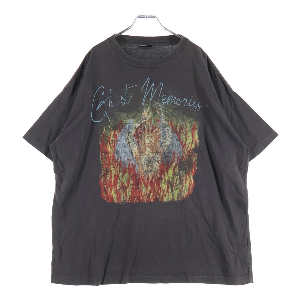 SAINT MICHAEL(セントマイケル) 20AW SHORT SLEEVE TEE プリントデザイン ヴィンテージ加工 半袖Tシャツ カットソー ブラック SM-A20-0000-002