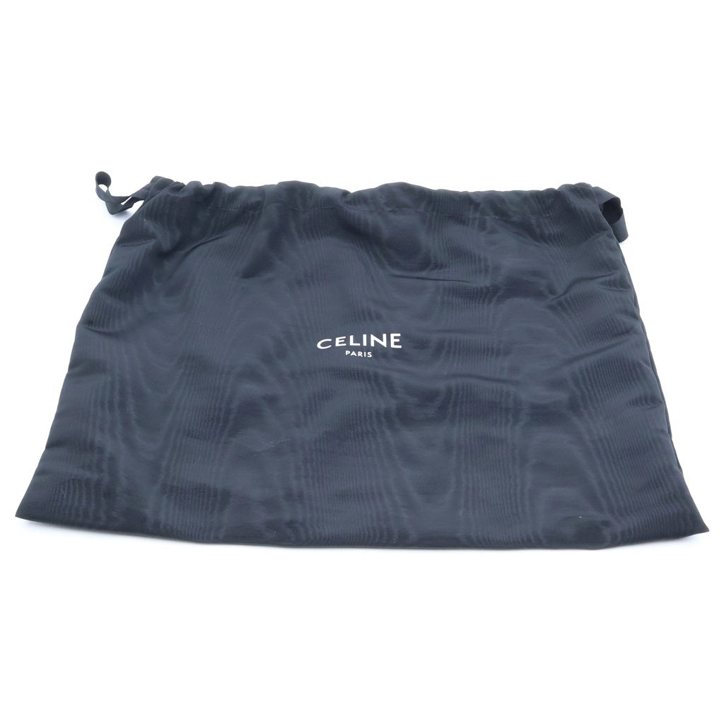 CELINE(セリーヌ) ビッグバッグ スモール レザー 2WAY ハンド ショルダー トートバッグ シルバー金具 ブラック 183313A4U レディース