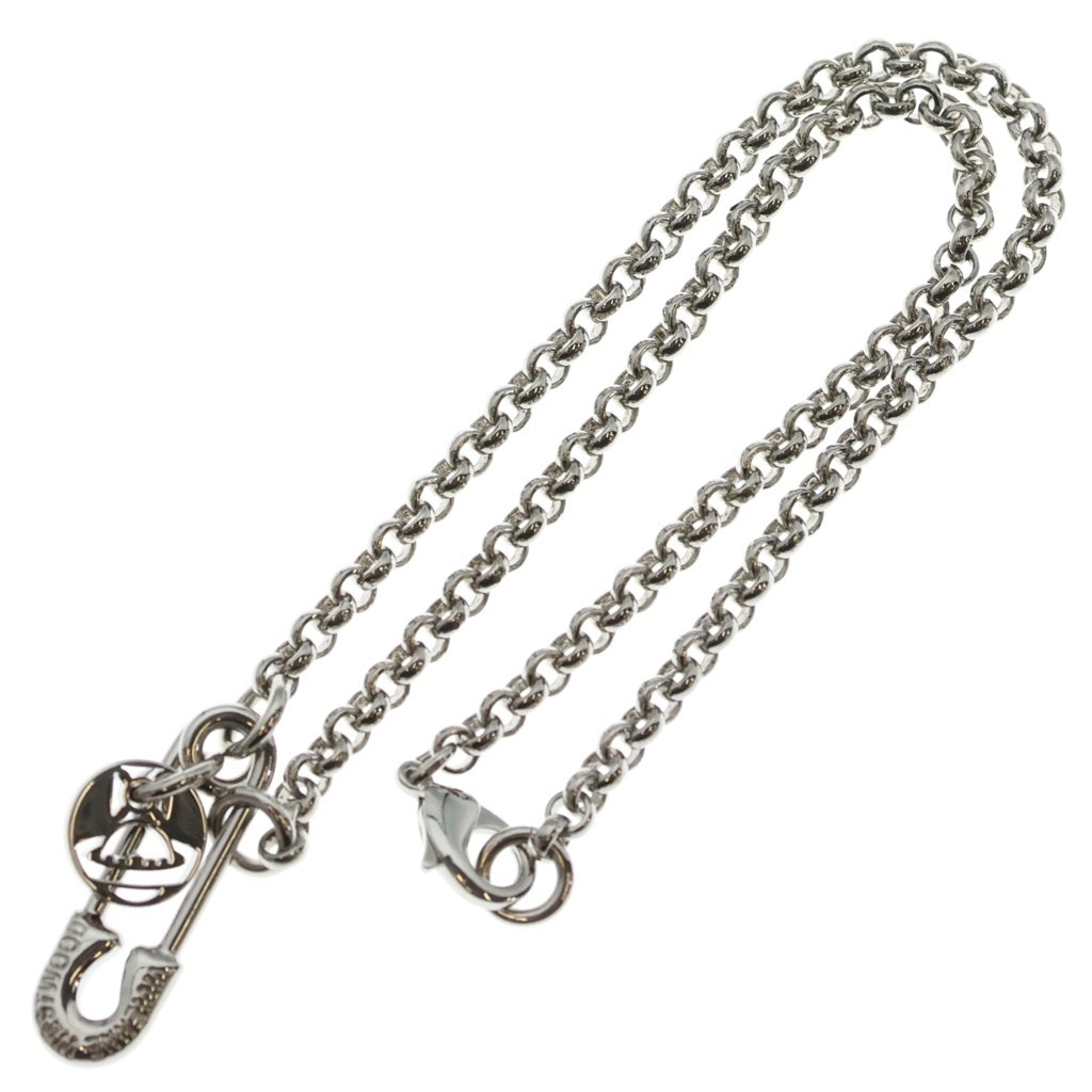 Vivienne Westwood(ヴィヴィアンウエストウッド) MAN IMOGENE オーブチャーム付きネックレス シルバー
