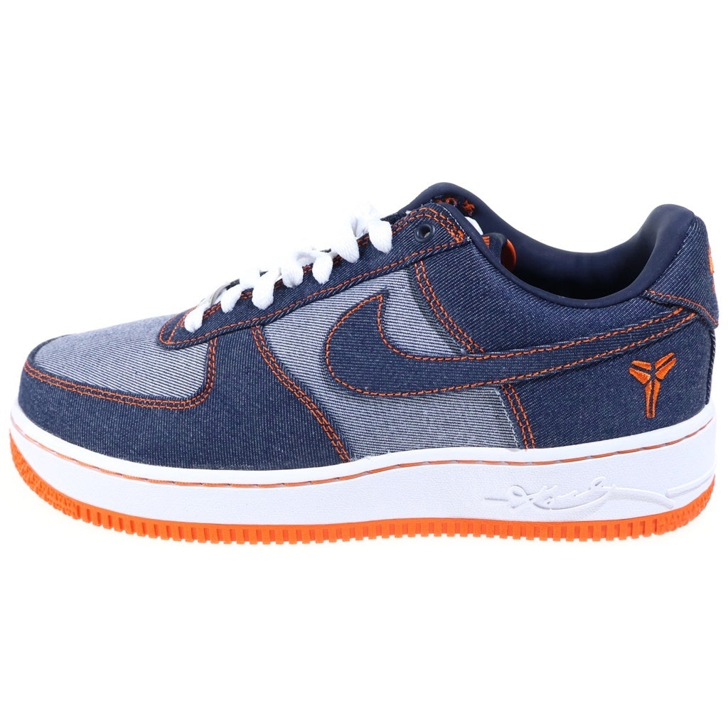 NIKE(ナイキ) ×KOBE BRYANT AIR FORCE 1 LOW PROTRO DENIM コービーブライアント エアフォース1 プロトロデニム ローカットスニーカー インディゴ US8/26.0cm IM1980-400
