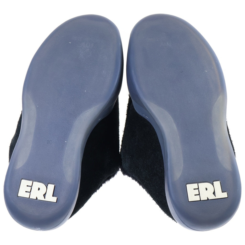 ERL(イーアールエル) SEDE VAMPS SKATE SNEAKER スエード ローカットスニーカー ブラック US10/28cm