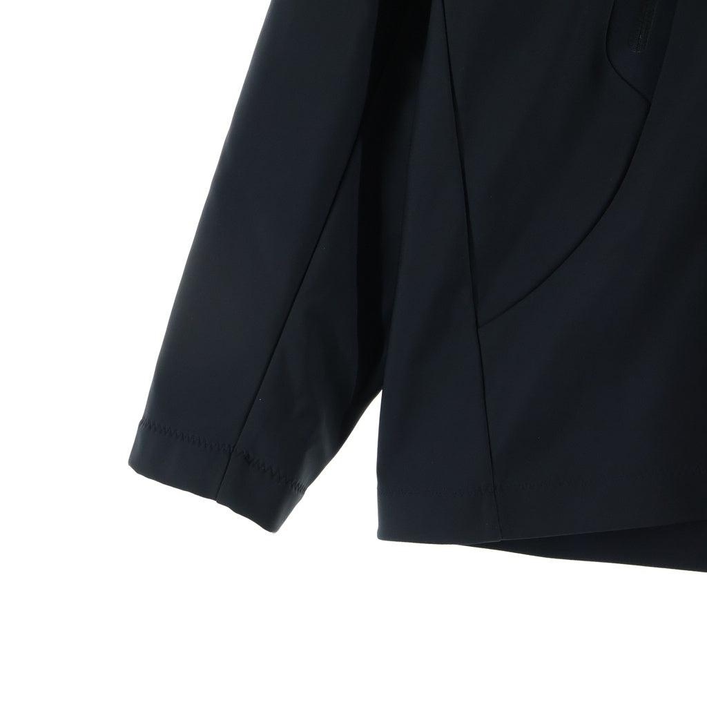 DESCENTE(デサント) ALLTERRAIN SOFT SHELL JACKET CREAS THERMO ソフトシェルジャケット クレアスサーモ ナイロン フロントポケット ブラック DU4FWBA3M