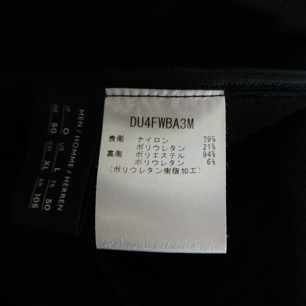 DESCENTE(デサント) ALLTERRAIN SOFT SHELL JACKET CREAS THERMO ソフトシェルジャケット クレアスサーモ ナイロン フロントポケット ブラック DU4FWBA3M