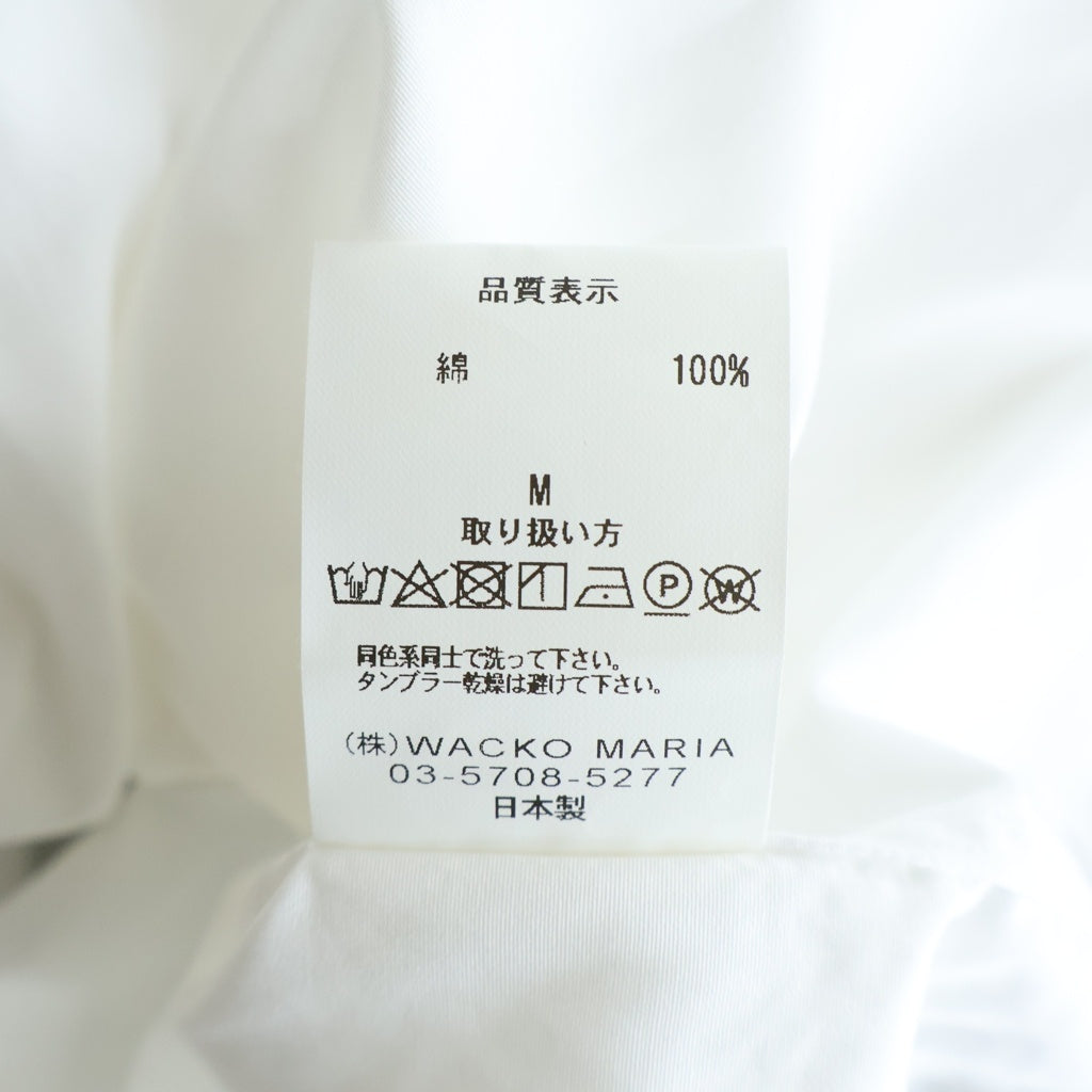WACKO MARIA(ワコマリア) 25SS ×SOKTAS OPEN COLLAR SHIRT 半袖オープンカラーシャツ ホワイト 25SS-WMS-OC18