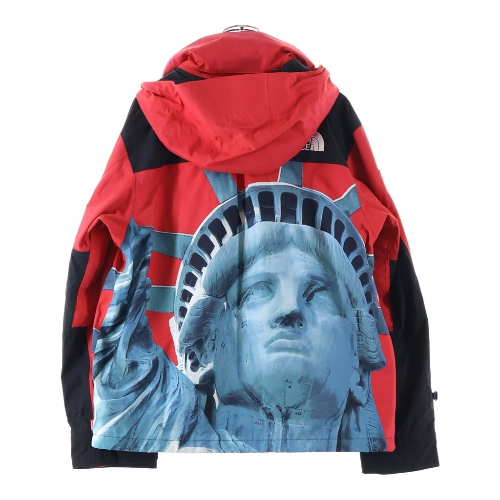SUPREME(シュプリーム) 19AW Statue of Liberty Mountain Jacket 自由の女神 ジップアップ フーディー マウンテンジャケット レッド NF0A47EX