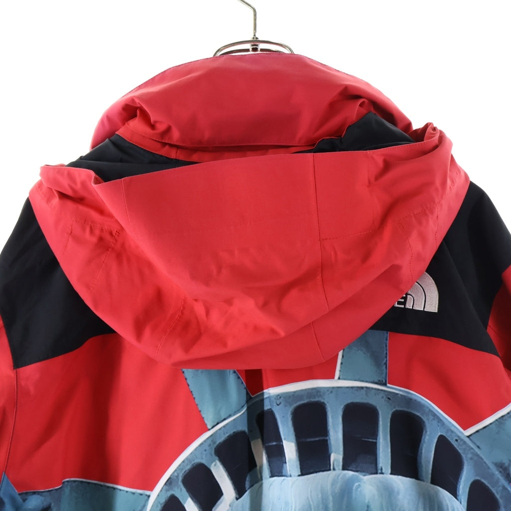 SUPREME(シュプリーム) 19AW Statue of Liberty Mountain Jacket 自由の女神 ジップアップ フーディー マウンテンジャケット レッド NF0A47EX