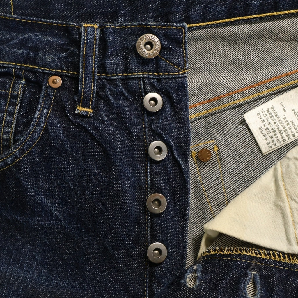 Levi's VINTAGE CLOTHING(リーバイス ビンテージ クロージング) VINTAGE 501XX 1944年大戦モデル復刻 ONE I LOVE ストレートデニムパンツ W28/L32 インディゴ 44501-0062