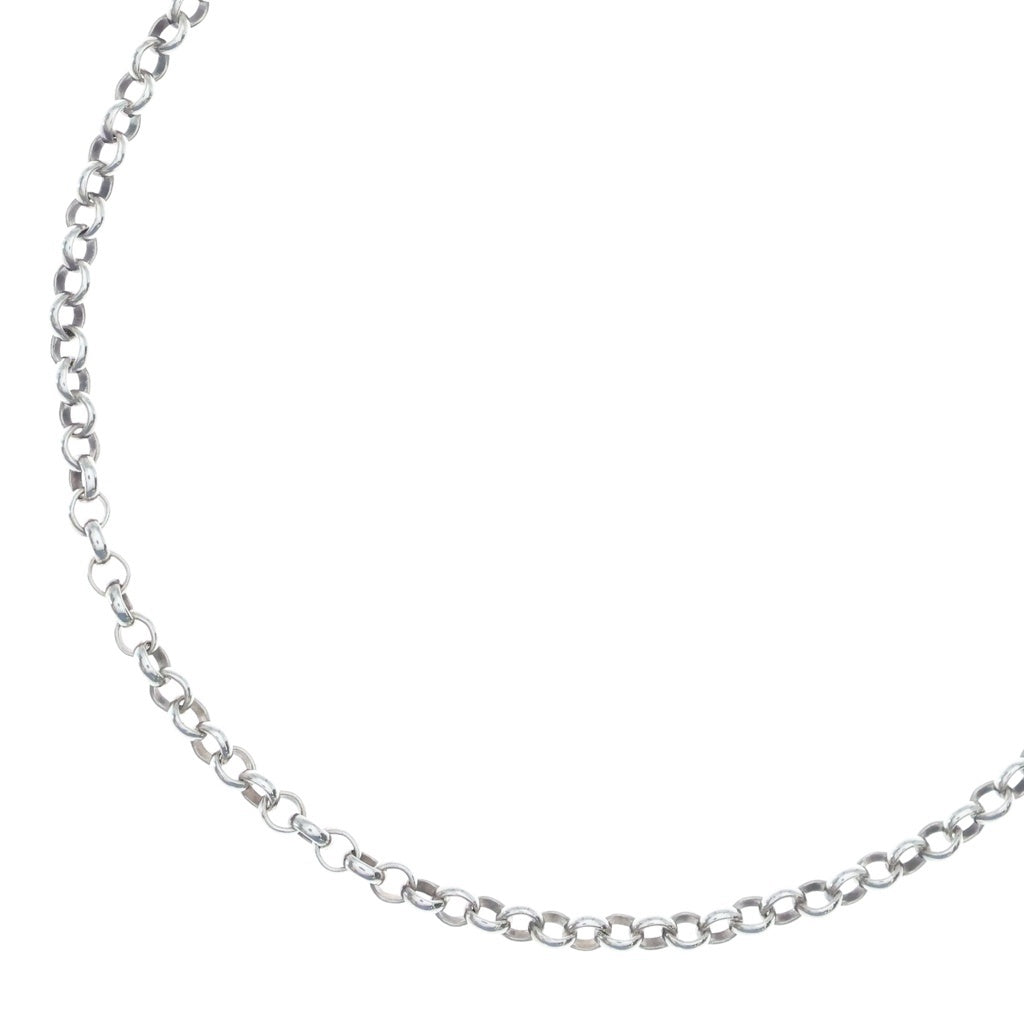 CHROME HEARTS(クロムハーツ) NECKCHAIN R20 ロールチェーンネックレス 20inch シルバー BCA084 レディース