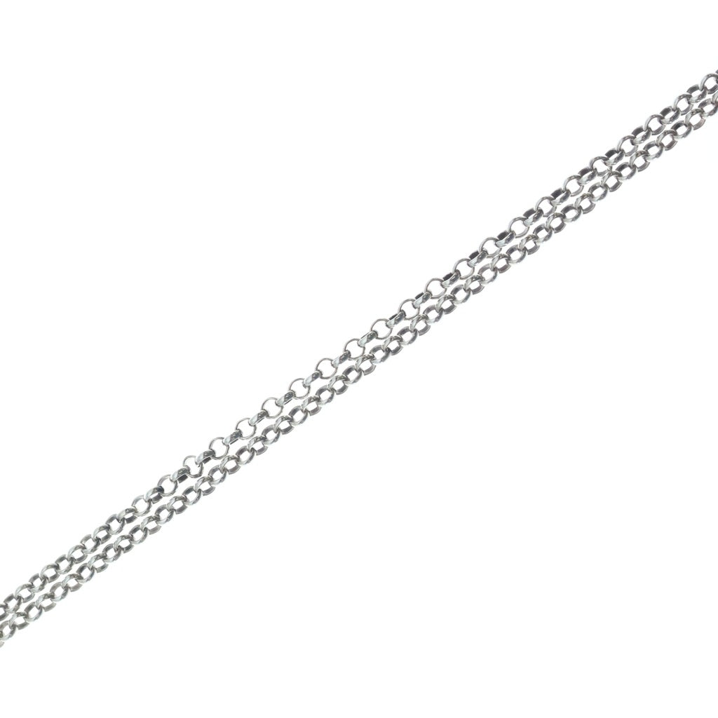CHROME HEARTS(クロムハーツ) NECKCHAIN R20 ロールチェーンネックレス 20inch シルバー BCA084 レディース