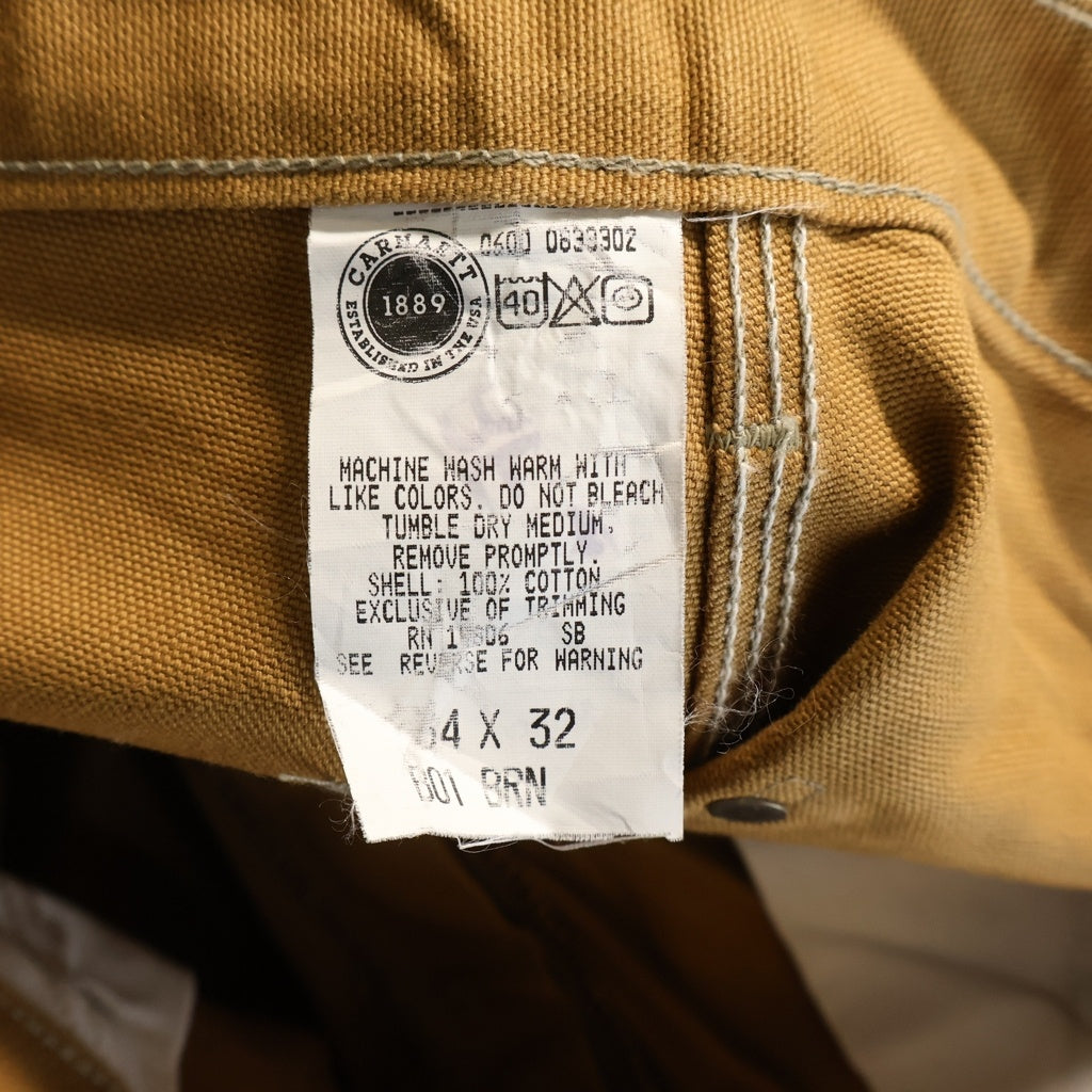 CARHARTT(カーハート) ダブルニー ペインターパンツ ブラウン W34/32 B01 BRN