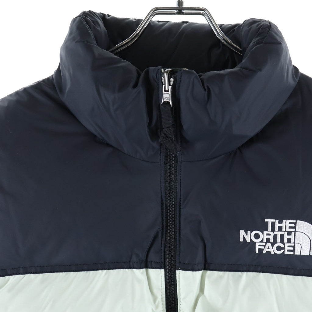 THE NORTH FACE(ザノースフェイス) 1996 RETRO NUPTSE DOWN VEST レトロ ヌプシ ジップアップ ダウンベスト フロントロゴ刺繍 ホワイト NF0A3JQQ