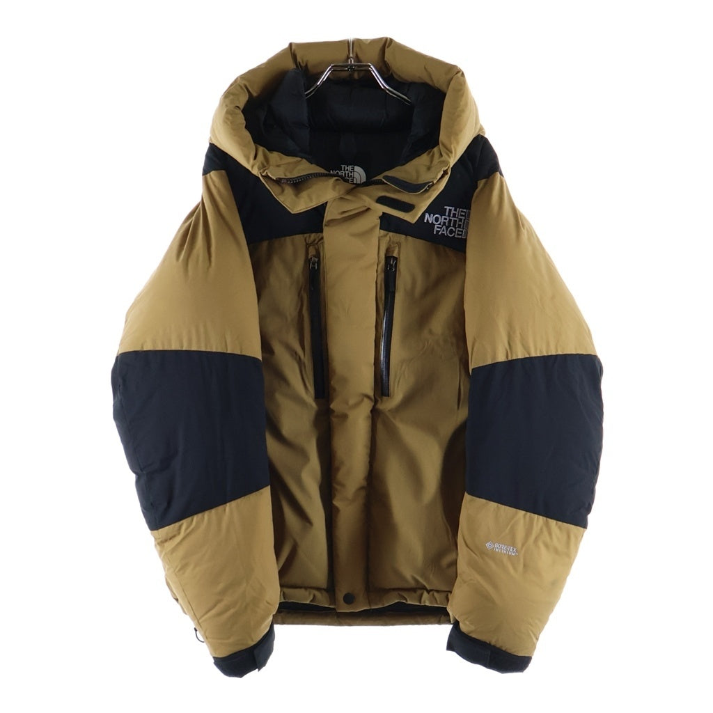 THE NORTH FACE(ザノースフェイス) BALTRO LIGHT JACKET バルトロライト フーデッド ダウンジャケット フロントロゴ刺繍 ベージュ ND91950