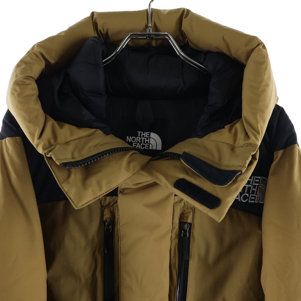 THE NORTH FACE(ザノースフェイス) BALTRO LIGHT JACKET バルトロライト フーデッド ダウンジャケット フロントロゴ刺繍 ベージュ ND91950