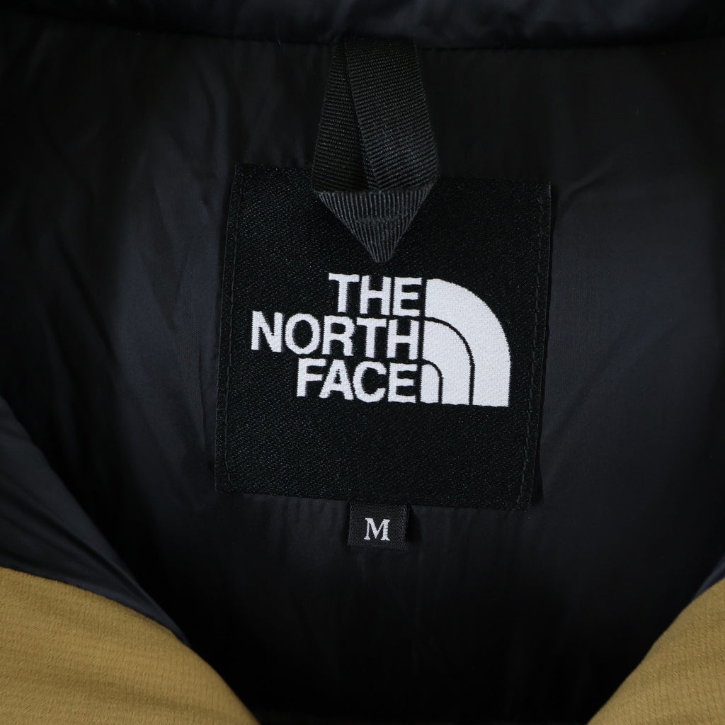 THE NORTH FACE(ザノースフェイス) BALTRO LIGHT JACKET バルトロライト フーデッド ダウンジャケット フロントロゴ刺繍 ベージュ ND91950