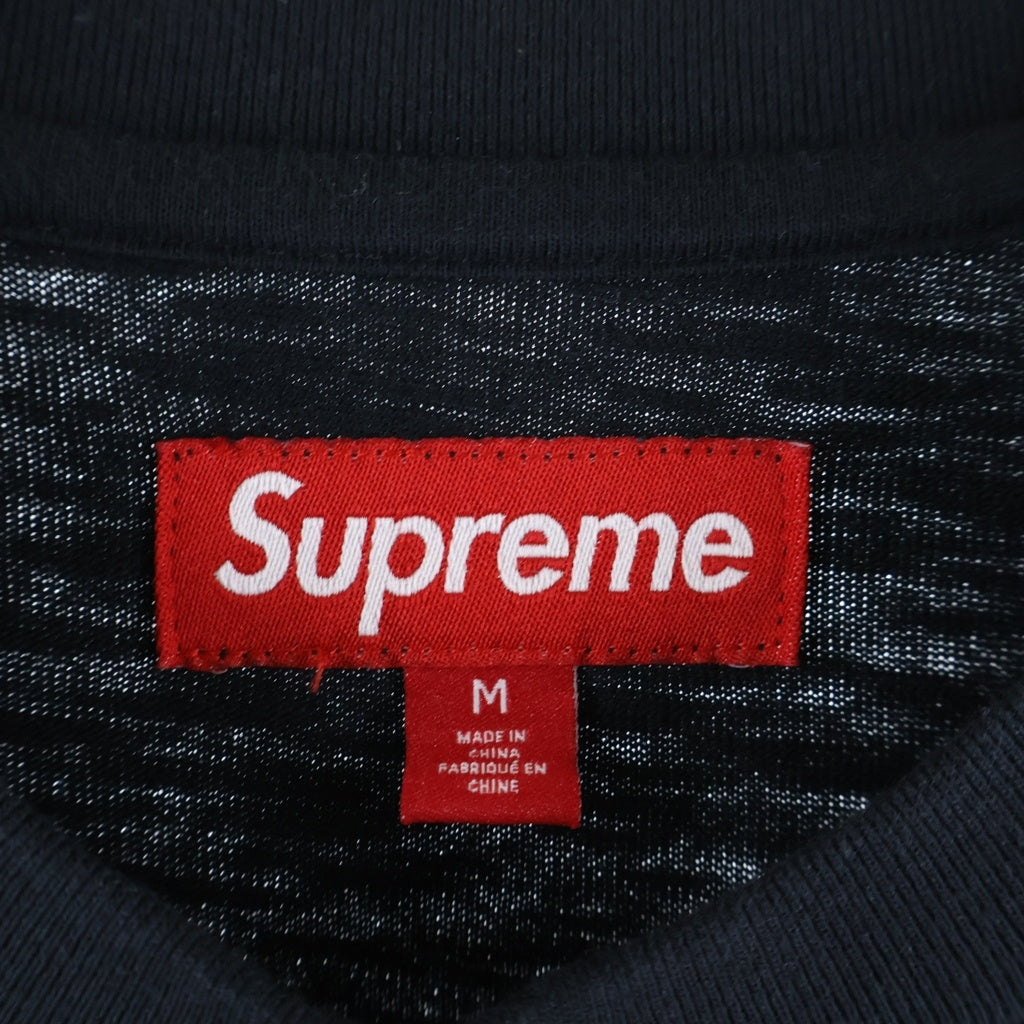 SUPREME(シュプリーム) 24SS Old English S/S TOP フロントロゴ刺繍 半袖Tシャツカットソー ブラック