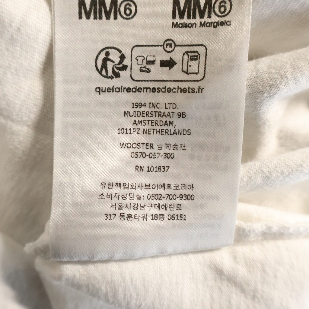 SUPREME(シュプリーム) ×MM6 Maison Margiela Box Logo Tee メゾンマルジェラ ボックス ロゴ フロントロゴプリント ホワイト