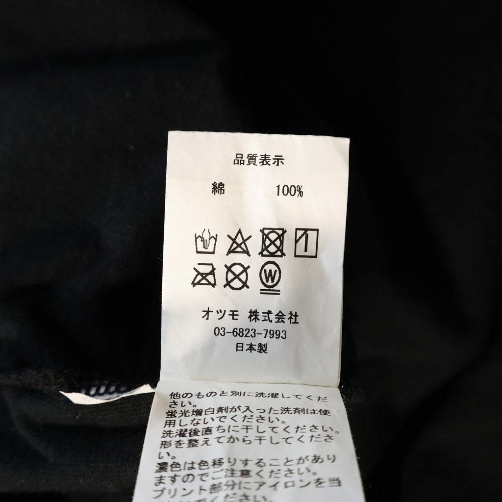 HUMAN MADE(ヒューマンメイド) Heart L/S T-Shirt ハート ロングスリーブTシャツ フロントプリント ブラック HM25CS046