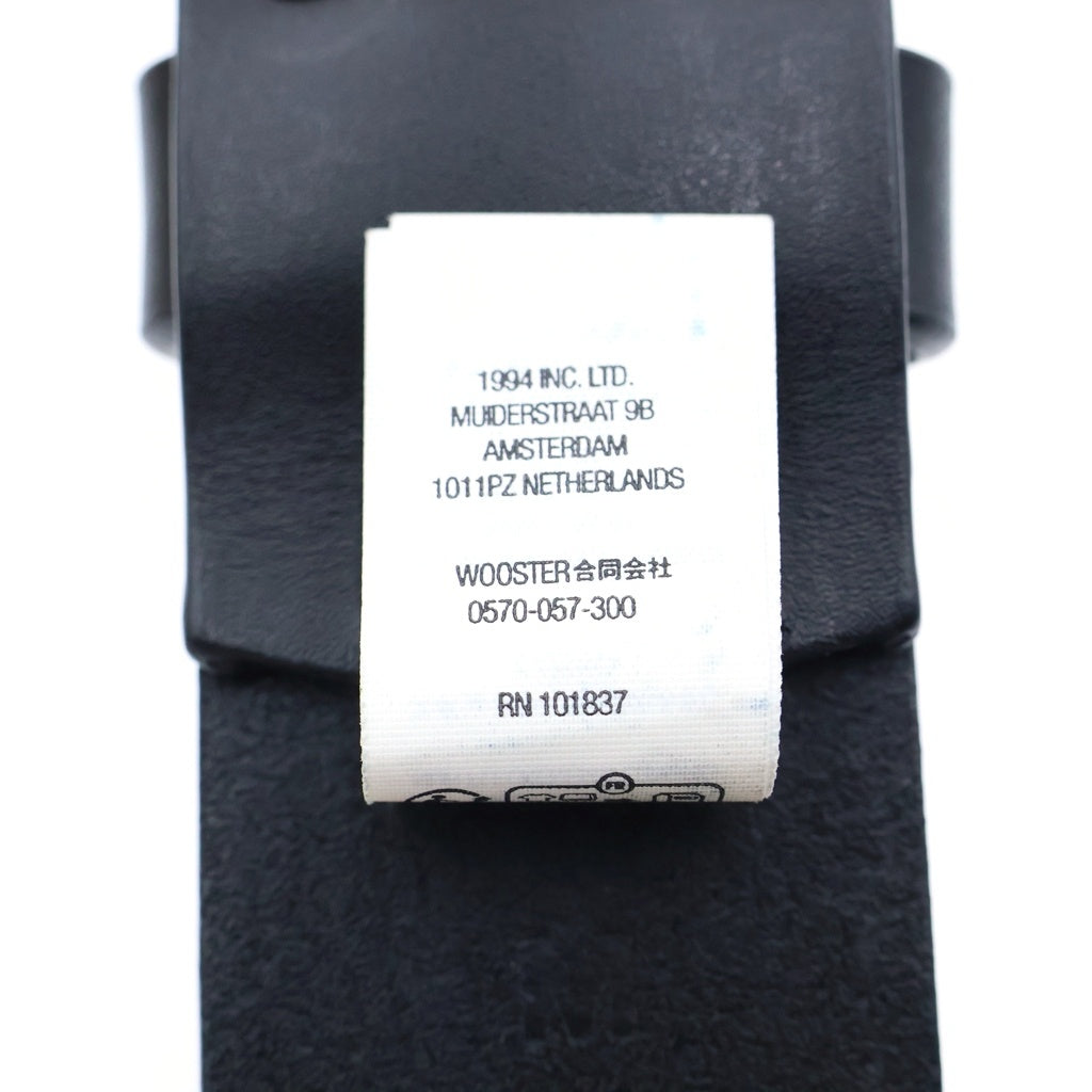 SUPREME(シュプリーム) 22SS Repeat Leather Belt リピート レザー ベルト ブラック