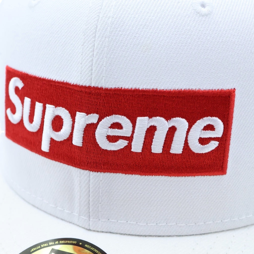 SUPREME(シュプリーム) 24SS×New Era Box Logo Mesh Back ボックス ロゴ メッシュ キャップ 帽子 ホワイト 7 1/2