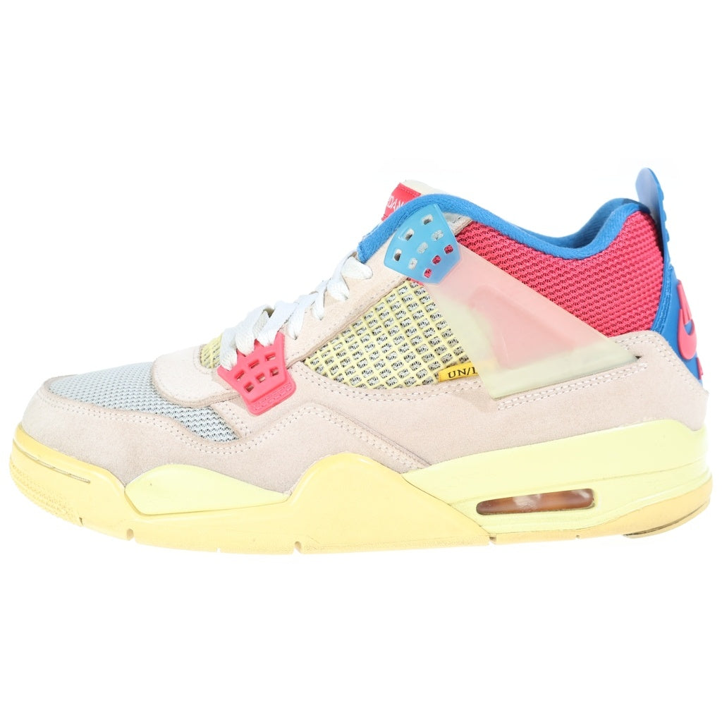 NIKE(ナイキ) ×UNION AIR JORDAN 4 GUAVA ICE DC9533-800 ユニオン エアジョーダン4 グァバアイス ハイカットスニーカー マルチ US9/27.0cm DC9533-80