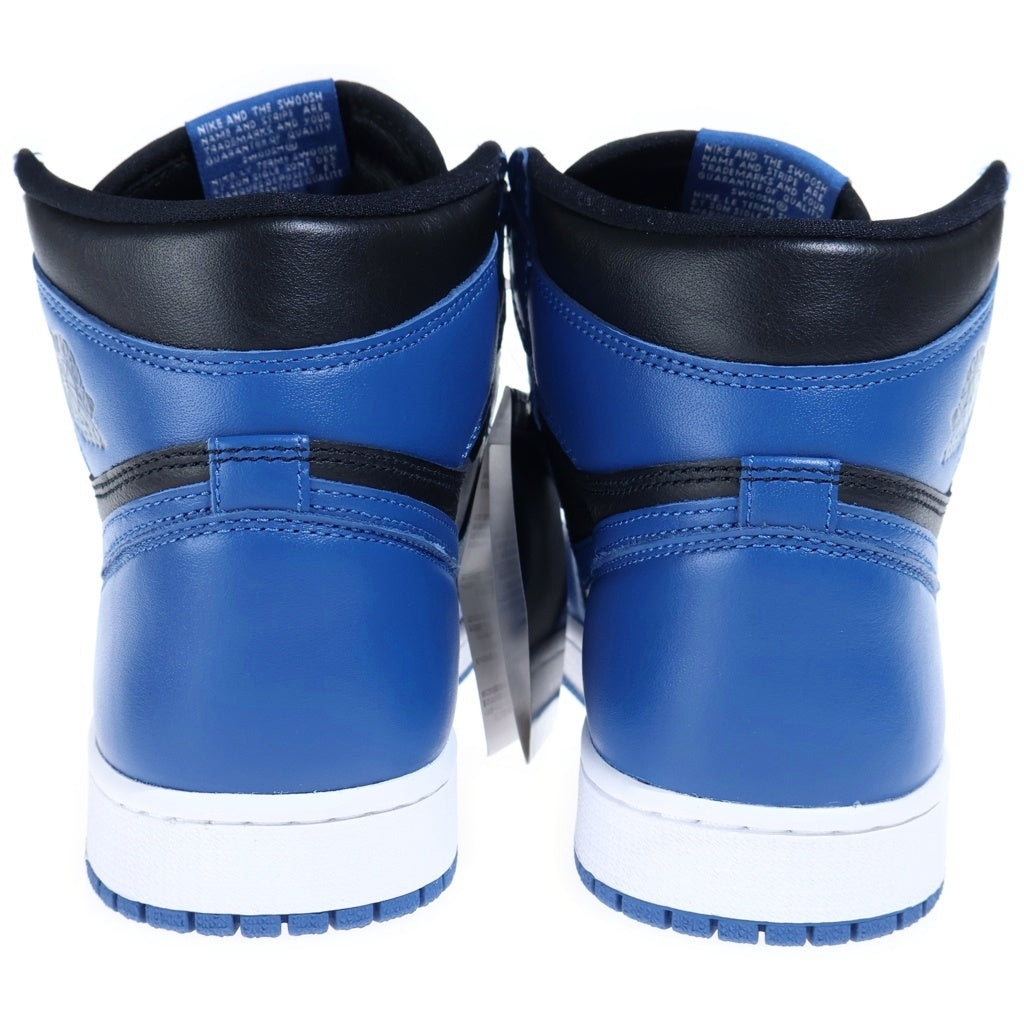 NIKE(ナイキ) AIR JORDAN 1 RETRO HIGH OG エアジョーダン1 レトロ ハイカットスニーカー ブラック/ブルー US8.5/26.5cm 555088-404